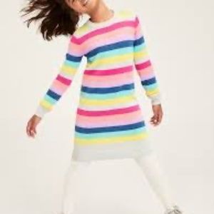 Gap stripped sweater dress